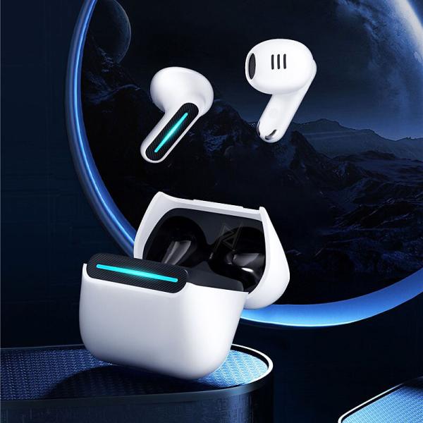 ایرپاد و هندزفری گیمینگ بیسیم لنگزدام Langsdom TG10 Delta White