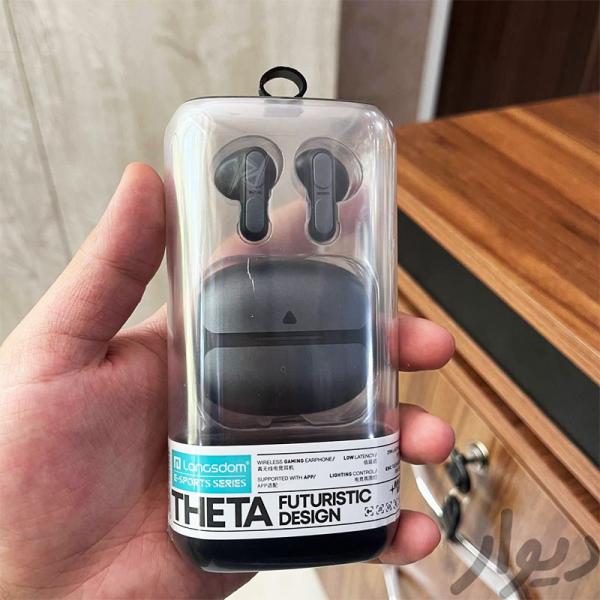 ایرپاد و هندزفری گیمینگ بیسیم لنگزدام Langsdom TG11 Theta Black