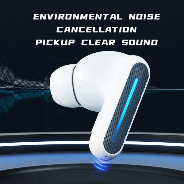 ایرپاد و هندزفری گیمینگ بیسیم لنگزدام Langsdom TG12 Theta Pro White
