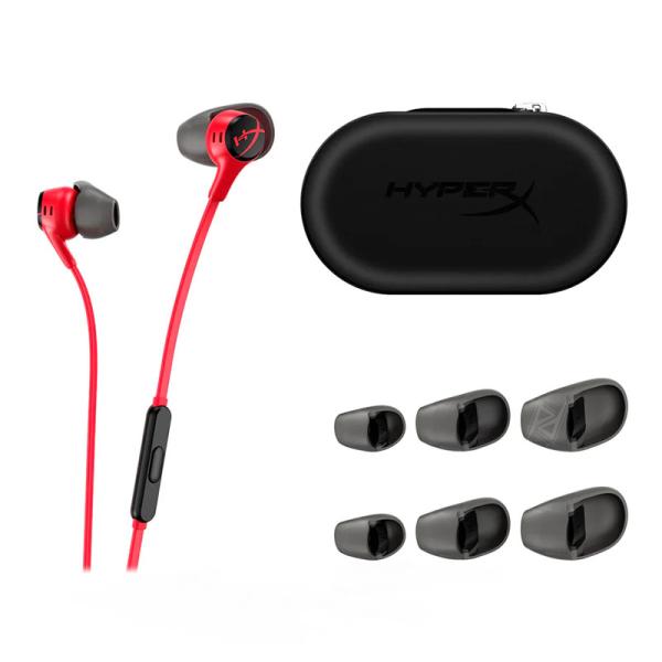 هندزفری گیمینگ سیمی هایپرایکس HyperX Cloud Earbuds II Red