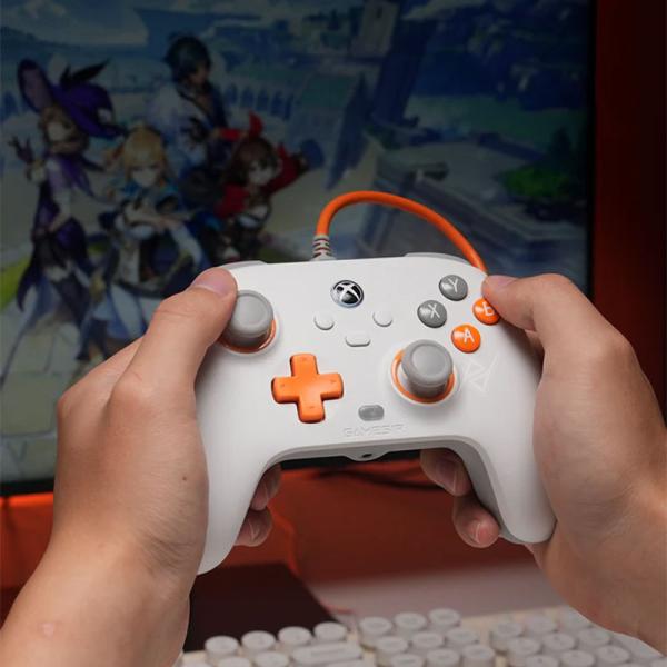 دسته بازی سیمی XBox و PC گیمسر Gamesir T7 White