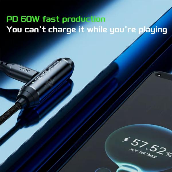 مبدل تایپ سی گیمینگ 60W پیوا Piva GS1 Pro