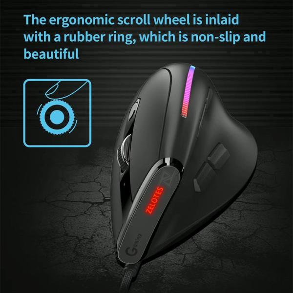 موس سیمی گیمینگ زلوتس Zelotes T-50
