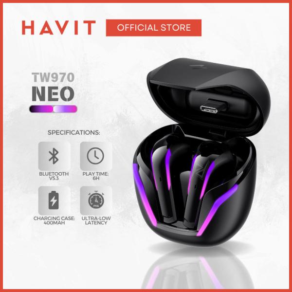 ایرپاد و هندزفری گیمینگ بیسیم هویت HAVIT TW970 Black