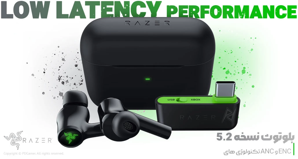 خرید ایرپاد گیمینگ ریزر با بهترین قیمت Razer HAMMERHEAD HYPERSPEED XBOX