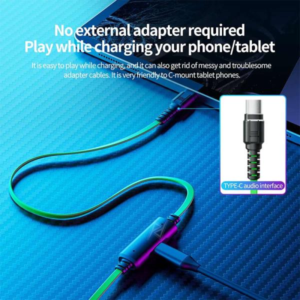 هندزفری گیمینگ سیمی تایپ سی پلکستون Plextone M762 Type-C