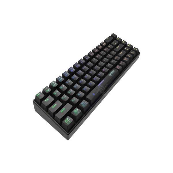 کیبورد گیمینگ مکانیکال بیسیم RGB پرودو گیمینگ Porodo Gaming PDX214 BT