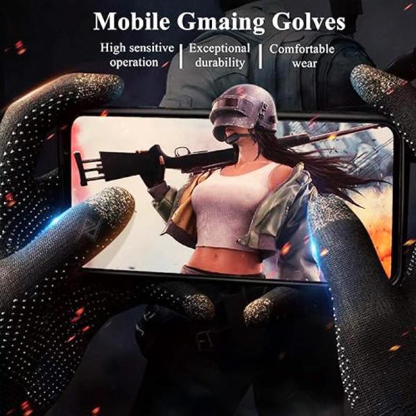 دستکش کامل گیمینگ ممو Memo Silver Fiber Gloves GG01