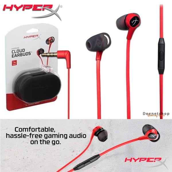 هندزفری گیمینگ سیمی هایپرایکس HyperX Cloud Earbuds 3.5 mm