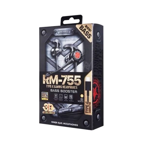 هندزفری گیمینگ سیمی تایپ سی ریمکس Remax RM-755 Type-C