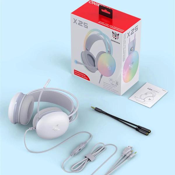هدست گیمینگ سیمی اونیکوما Onikuma X25 RGB