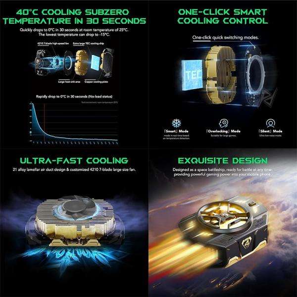 فن خنک کننده گوشی موبایل بلک شارک BlackShark FunCooler 4 Pro