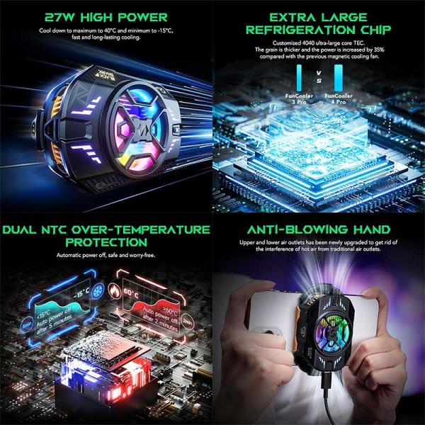 فن خنک کننده گوشی موبایل بلک شارک BlackShark FunCooler 4 Pro