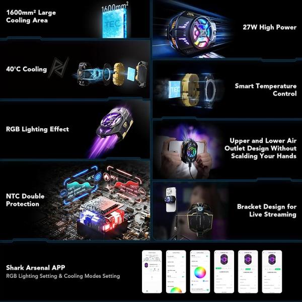 فن خنک کننده گوشی موبایل بلک شارک BlackShark FunCooler 4 Pro