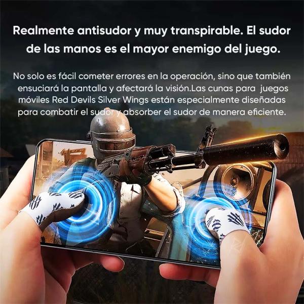 کاور و آستین انگشتی گیمینگ رد مجیک RedMagic Fingertip Silvercloth