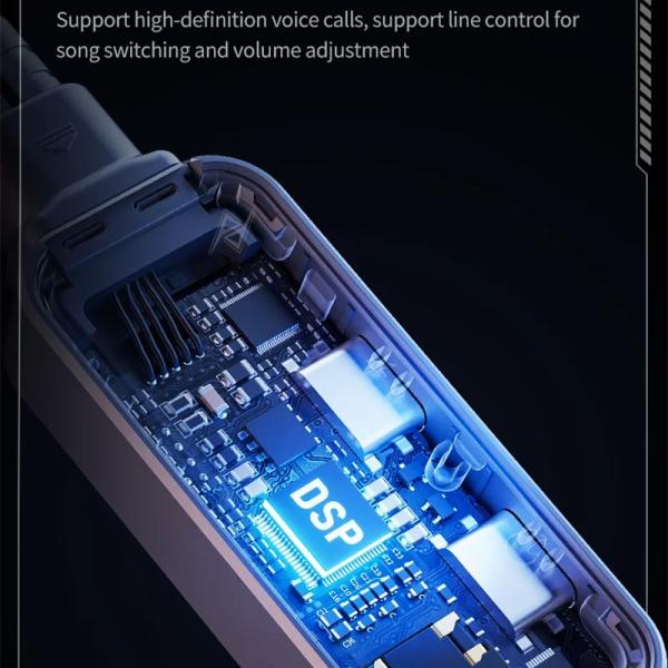 مبدل تایپ سی گیمینگ 60W موبایل و آیپد پلکستون Plextone GS2 Type-C