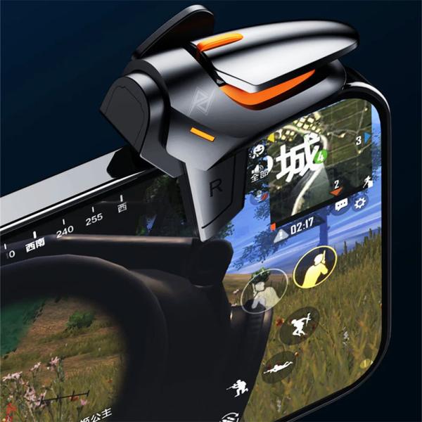 تریگر و دسته بازی لیزری 4 انگشتی موبایل DY01 Burst Shot