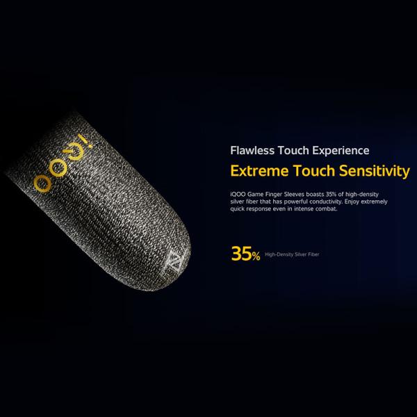 کاور و آستین انگشتی گیمینگ ویوو آیکو VIVO IQOO Game Finger Sleeves