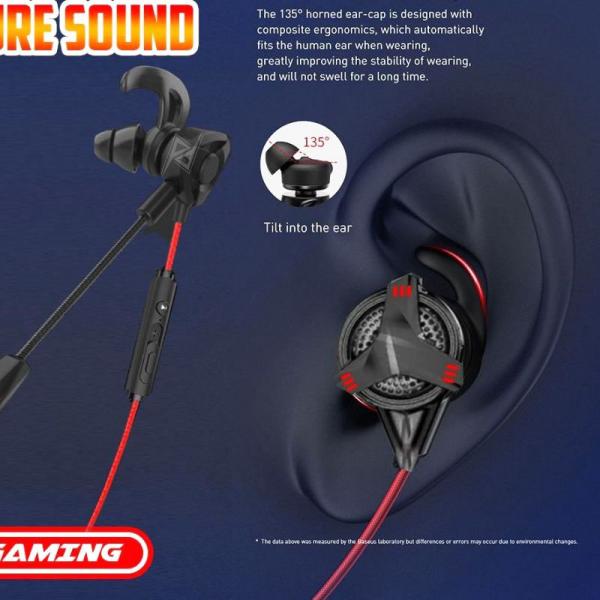 هندزفری گیمینگ سیمی GM107 3.5 mm