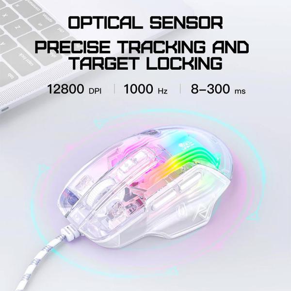 موس سیمی گیمینگ اونیکوما Onikuma CW923 12800DPI