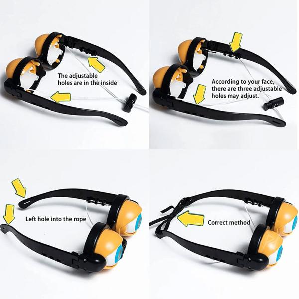 ابزار شوخی مدل عینک دیوانه Crazy Eyes Toy Glasses