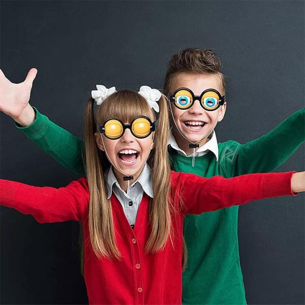 ابزار شوخی مدل عینک دیوانه Crazy Eyes Toy Glasses