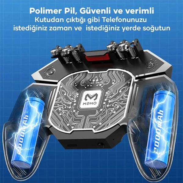 دسته بازی مکانیکی ۶ انگشتی فن دار موبایل ممو Memo DL100