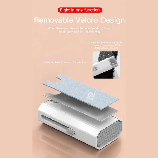 کیت تمیز کننده گیمینگ ۸ در ۱ Q8 8 in 1 Multifunctional Cleaning Kit