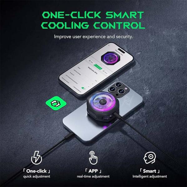 فن خنک کننده مگنتیک گوشی موبایل بلک شارک Black Shark MagCooler 4 Pro