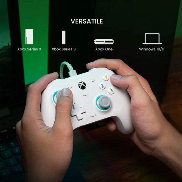 دسته بازی سیمی XBox و PC گیمسر Gamesir G7 SE White