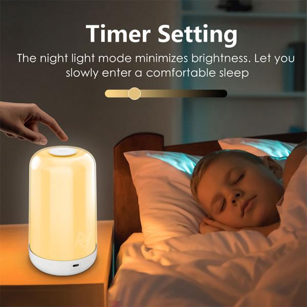 چراغ RGB رومیزی شارژی لمسی هوشمند ZJ-BBLA-RGBWW Smart Mood Light
