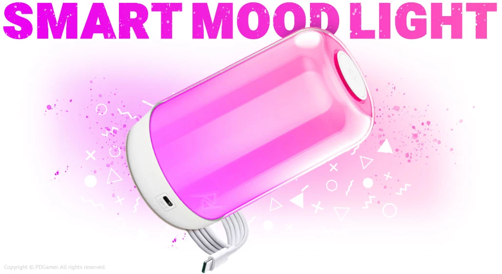 چراغ RGB رومیزی شارژی لمسی هوشمند ZJ-BBLA-RGBWW Smart Mood Light