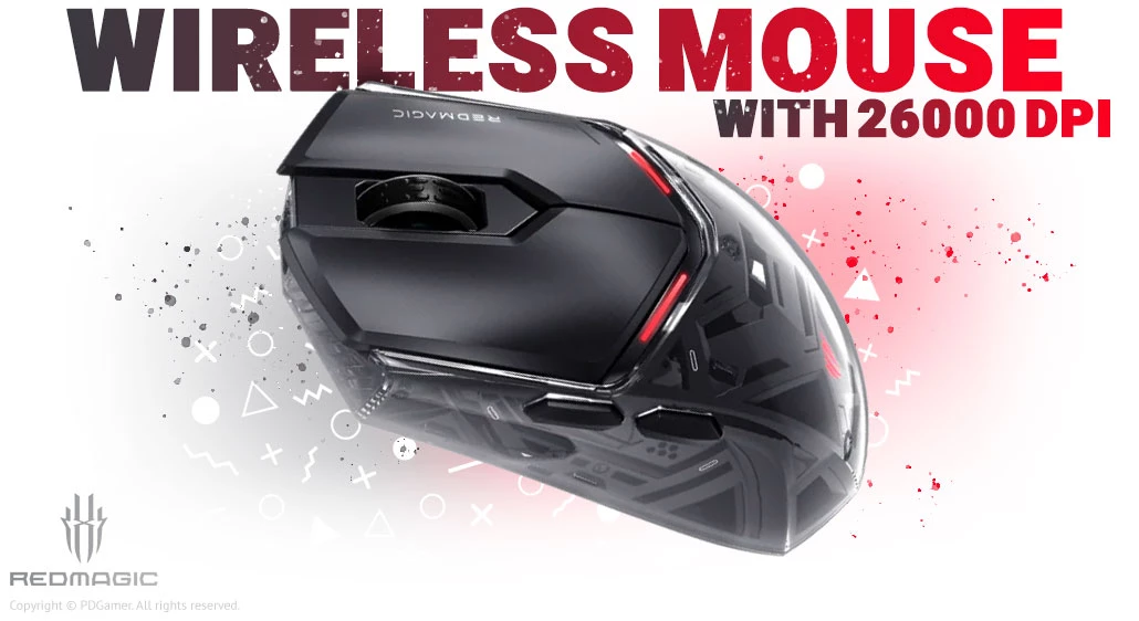 ماوس گیمینگ بیسیم ردمجیک RedMagic Gaming Mouse 26000DPI