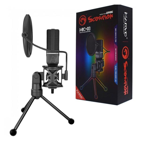 میکروفون استریم و گیمینگ ماروو Marvo Scorpion MIC-03