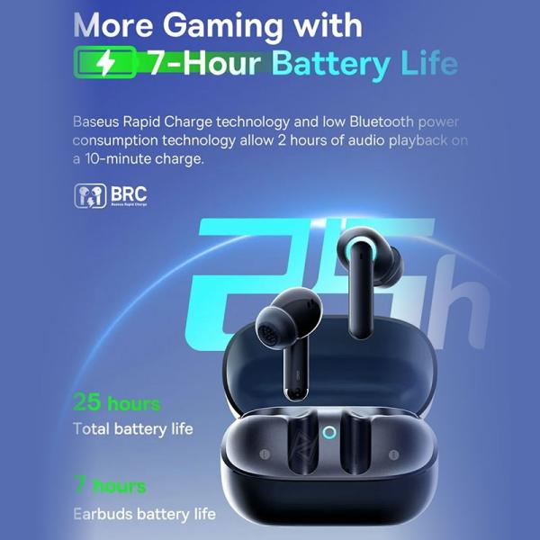 ایرپاد و هندزفری گیمینگ بیسیم بیسوس Baseus AeQur G10 True Wireless Earphones