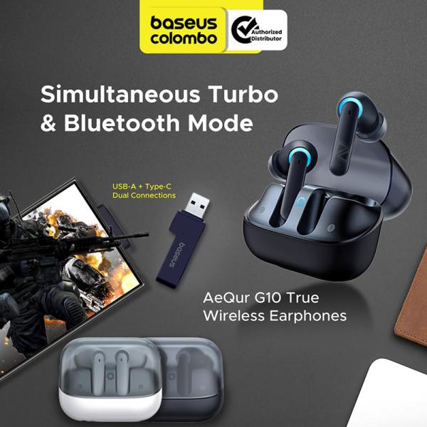 ایرپاد و هندزفری گیمینگ بیسیم بیسوس Baseus AeQur G10 True Wireless Earphones