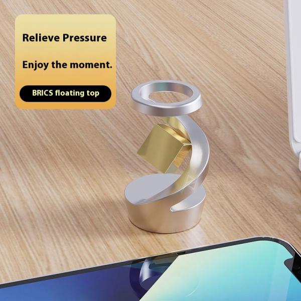 فیجت اسپینر رومیزی مکعب معلق Brics Floating Desktop Metal Fidget spinner
