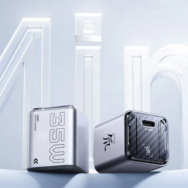 آداپتور فست شارژ گیمینگ رد مجیک RedMagic DAO 35W Mini GaN Charger Kit