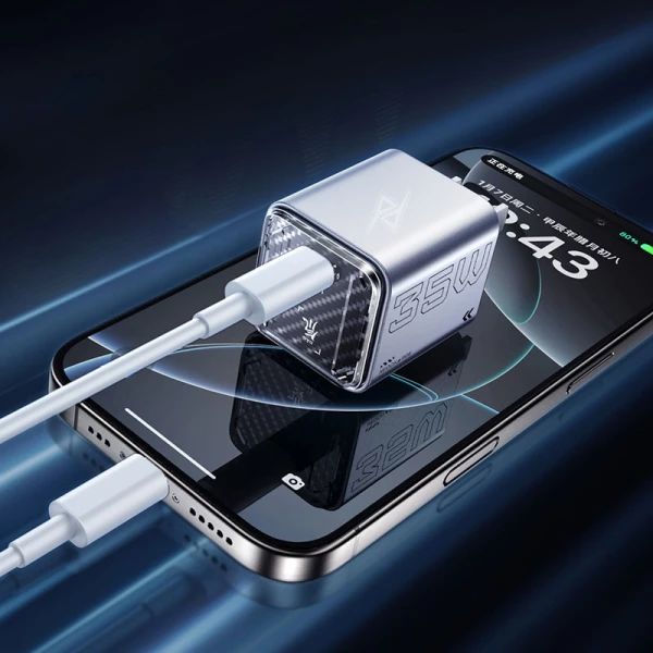 آداپتور فست شارژ گیمینگ رد مجیک RedMagic DAO 35W Mini GaN Charger Kit