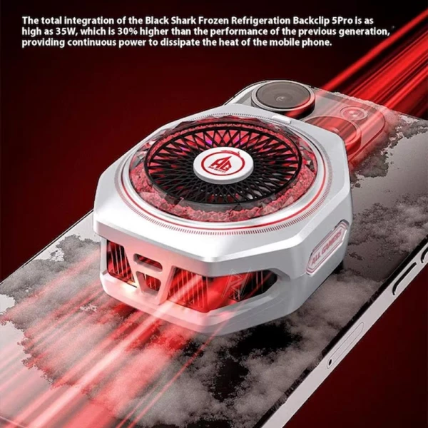 فن خنک کننده رادیاتوری مگنتیک گوشی موبایل بلک شارک BlackShark FunCooler 5 PRO AG Co-Branded