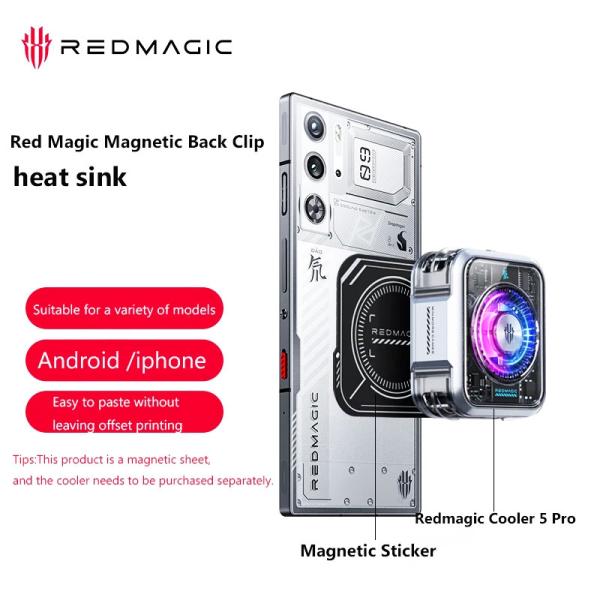 برچسب مگنتی خنک کننده ردمجیک رد مجیک Redmagic Cooler 5 pro Sticker