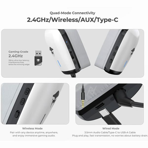 هدست گیمینگ بیسیم هویت Havit Supernova-1 Quad-Mode