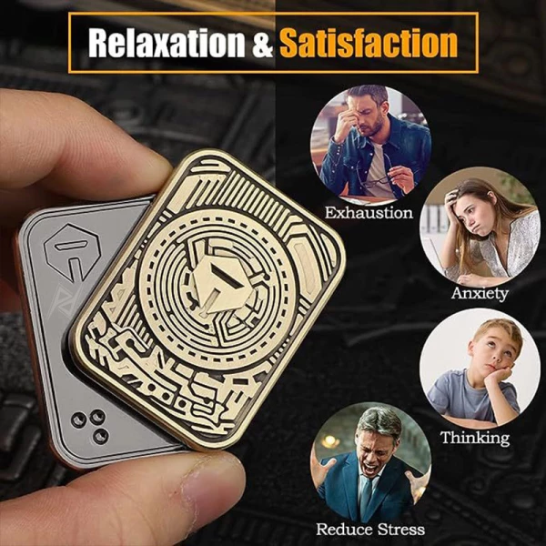 فیجت اسلایدر فلزی AK Push Card Slider Fidget