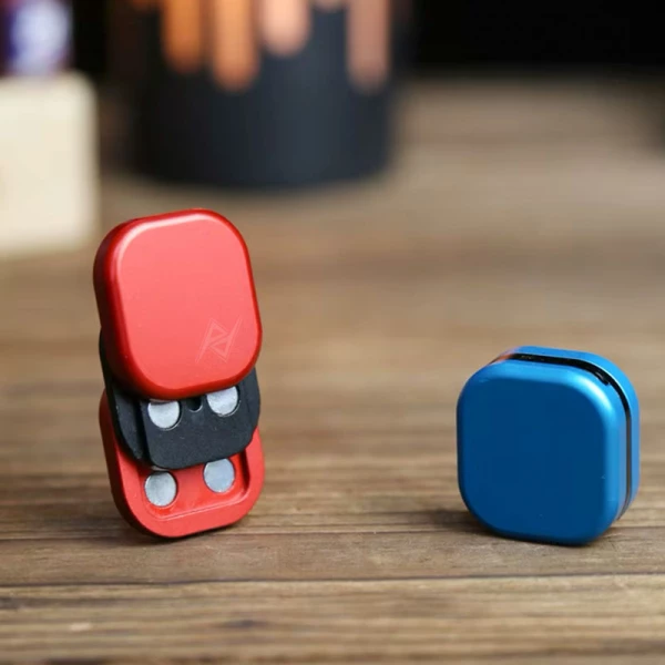 فیجت اسلایدر فلزی Mini Three-Layer Magnetic Slider Fidget Red