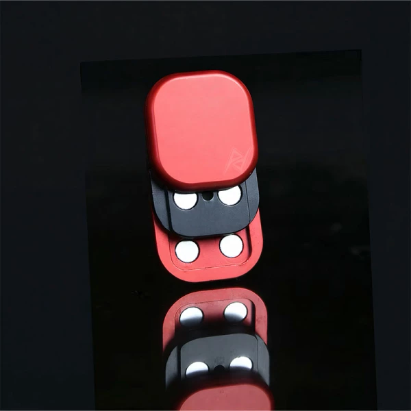 فیجت اسلایدر فلزی Mini Three-Layer Magnetic Slider Fidget Red