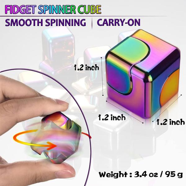 فیجت اسپینر مکعبی ضد استرس Cube Spinner Fidget