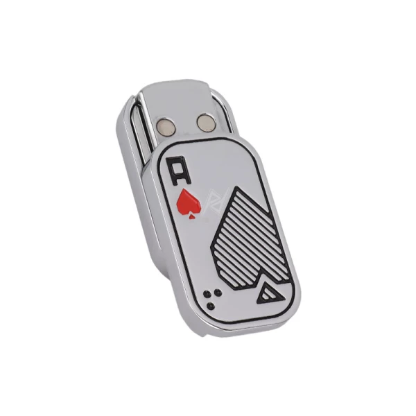 فیجت اسلایدر فلزی Card Three-Layer Magnetic Slider Fidget Silver