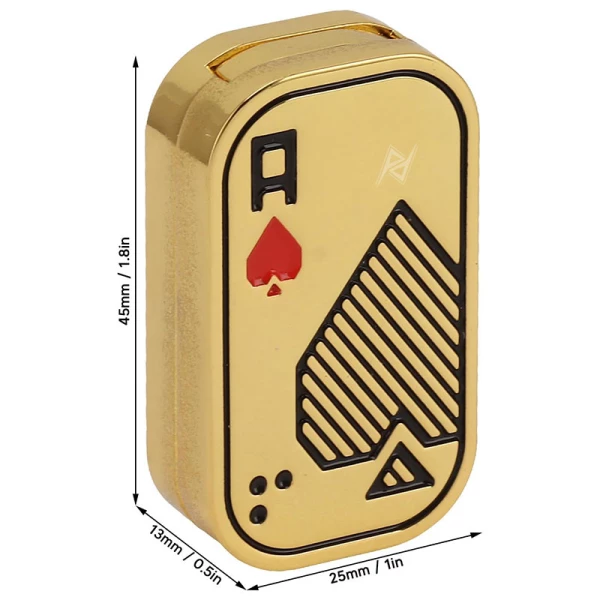 فیجت اسلایدر فلزی Card Three-Layer Magnetic Slider Fidget Gold