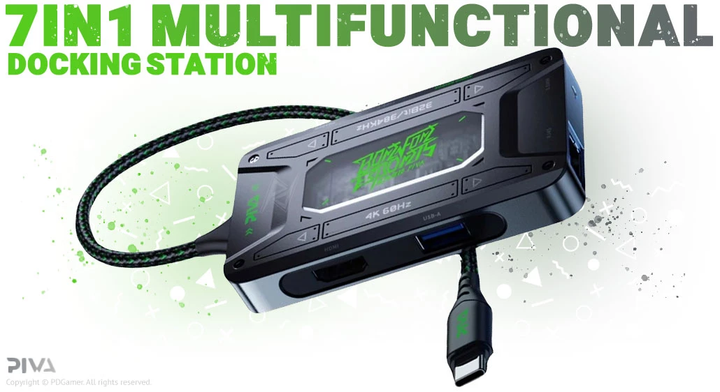 خرید هاب گیمینگ پیوا با بهترین قیمت PIVA DS7 PRO