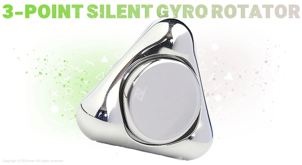 خرید فیجت اسپینر فلزی با بهترین قیمت 3-Point Silent Gyro Rotator